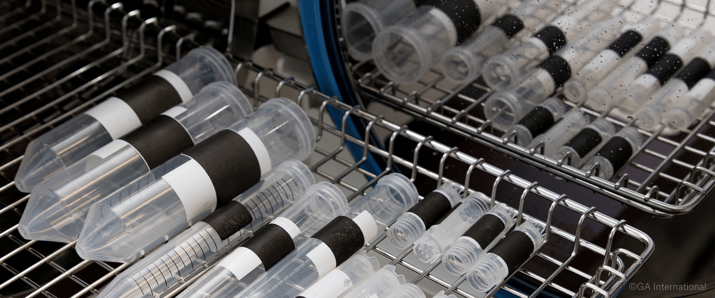Blackened direct thermal labels - autoclave